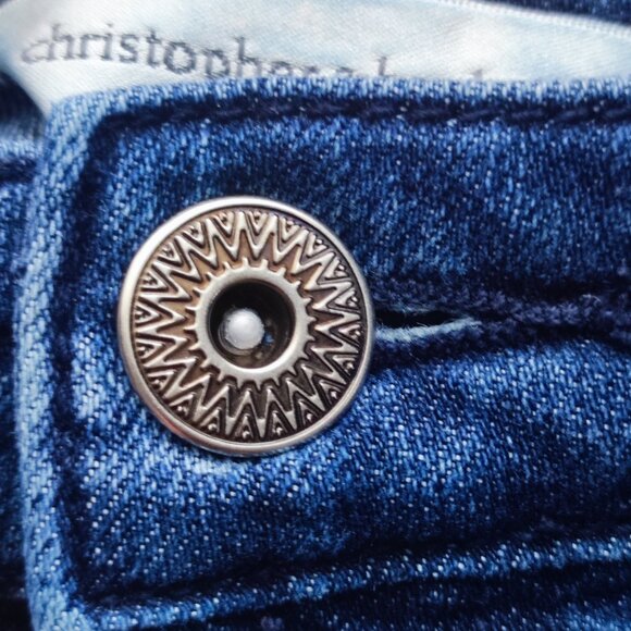 Christopher & Banks jeans straight leg blue women's size 16 - Picture 9 of 9
